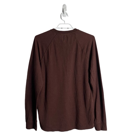 Wind River Men's Burgundy Henley Crewneck Shirt - Picture 8 of 8